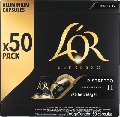 Modelbillede af L'OR Kaffekapsler Tostretto 50 stk.