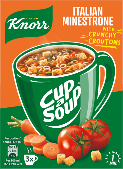 Modellbild av Knorr Cup a Soup Minestrone 3x19 g