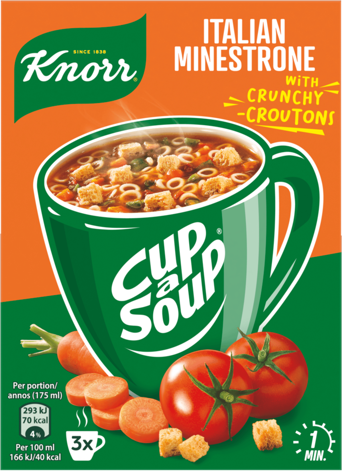 Knorr Cup a Soup Minestrone 3x19 g