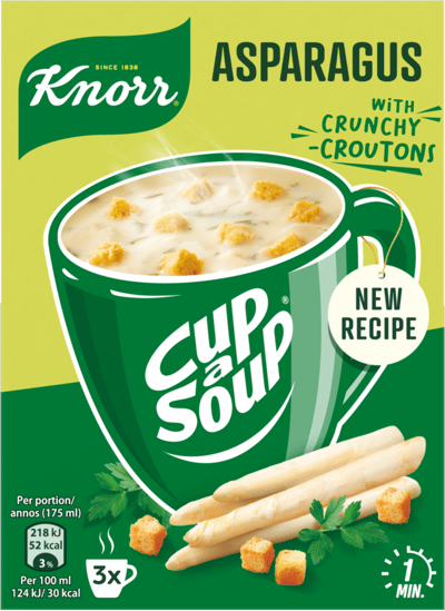 Modellbild av Knorr Cup a Soup Asparges 3x12 g