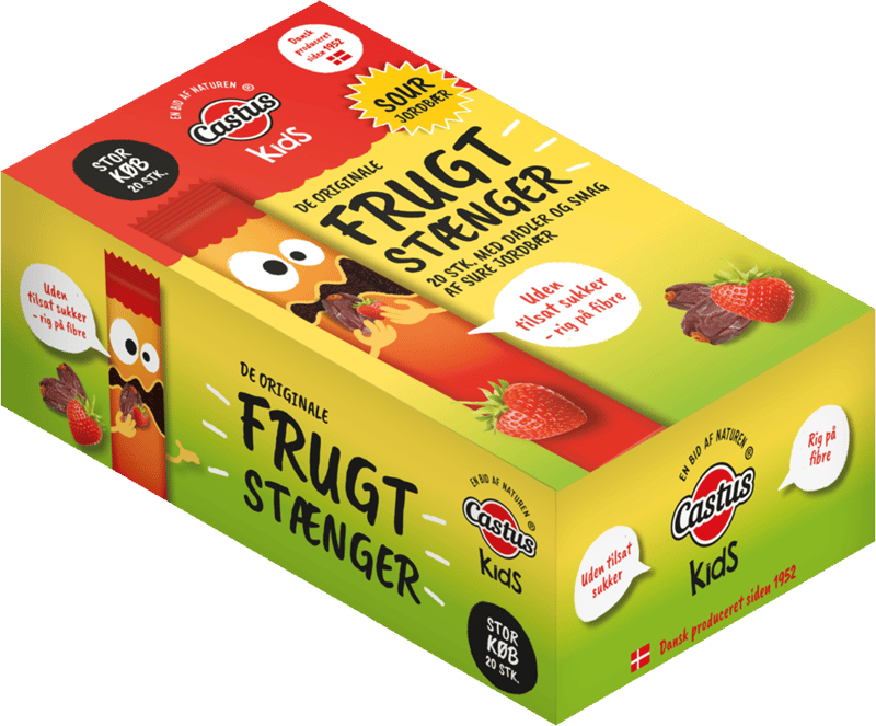 Castus Frugstænger Sour Jordbær