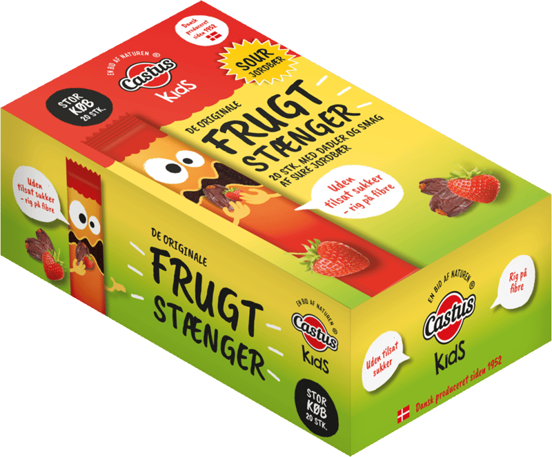 Castus Frugstænger Sour Jordbær