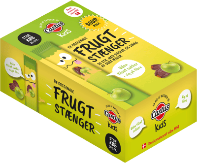 Modelbillede af Castus Frugstænger Sour Æble 20x20 g