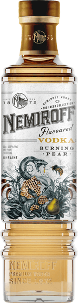 Modelbillede af Nemiroff Burning Pear Vodka 1l 40 %
