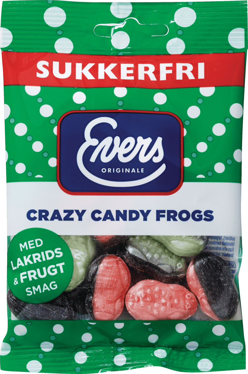 Evers sukkerfri crazy candy frogs