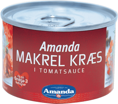 Modelbillede af Amanda Makrelkræs 190 g
