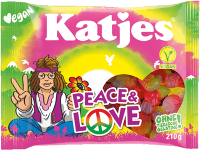 Modelbillede af Peace&Love Katjes 210g