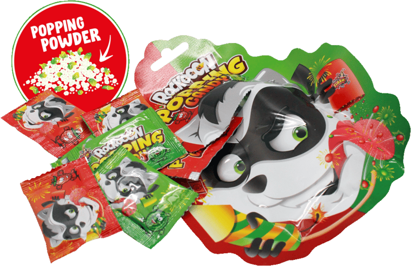 Rackoon Popping Strawberry Melon