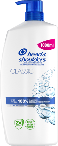 Modelbillede af Head & Shoulders Shampoo Classic Clean  1L. M. Pumpe