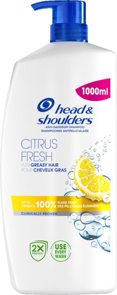 Modelbillede af Head & Shoulders Shampoo Citrus 1L. M. Pumpe