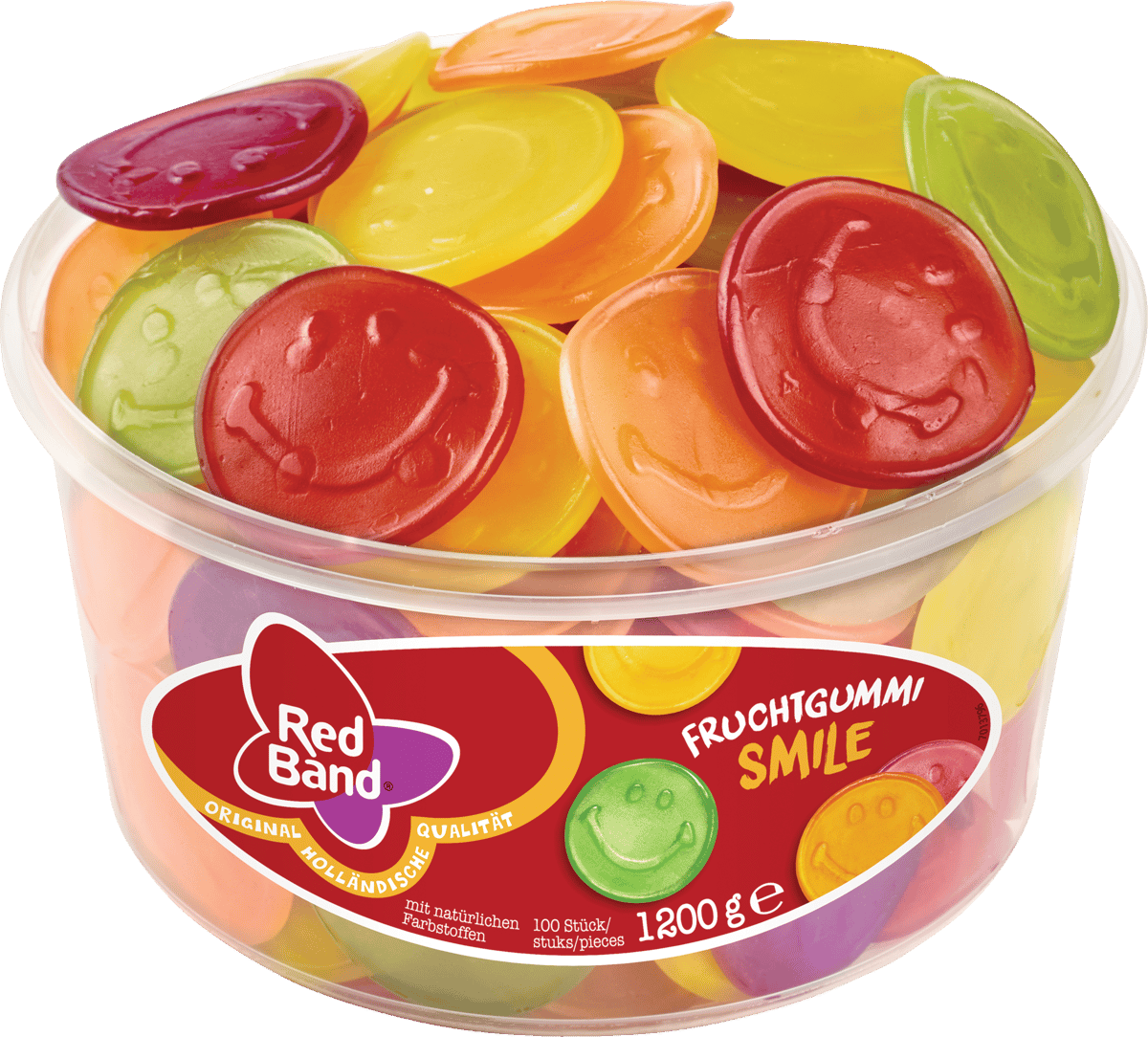 Red Band Vingummi Smilies 1200 g