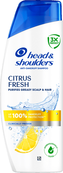 Modellbild av Head & Shoulders Shampoo Citrus 250 ml.