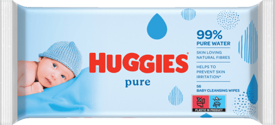 Modelbillede af Huggies Pure Wipes Vådservietter