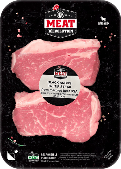 Modelbillede af US Black Angus Tri Tip steak 300 g