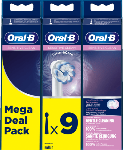 Modelbillede af Oral-B Sensitive Clean&Care 9 pak