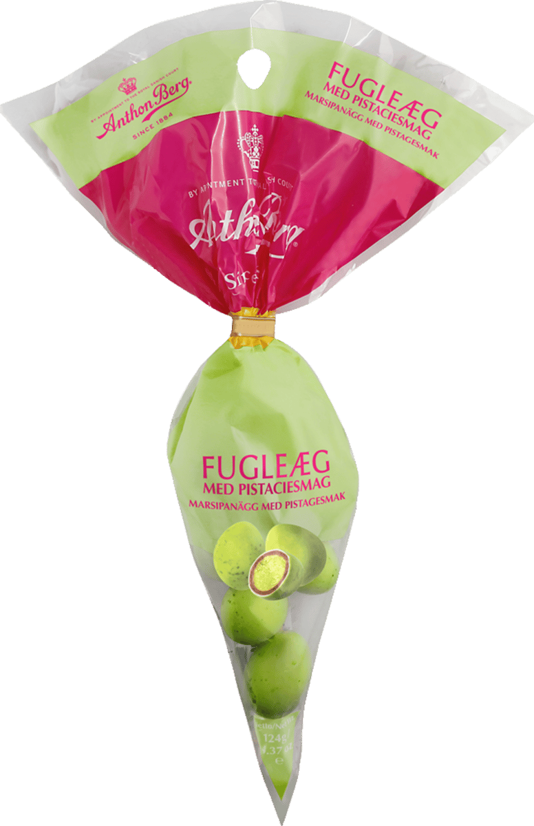 Fugleæg Pistacie Anthon Berg