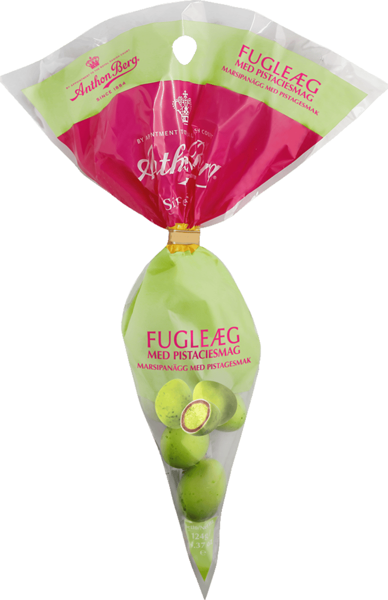 Fugleæg Pistacie Anthon Berg