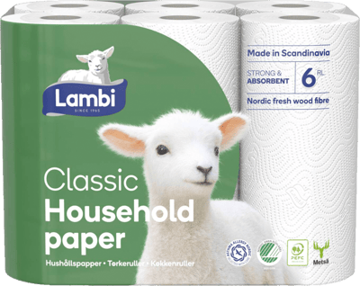 Modelbillede af Lambi Classic Køkkenrulle 6 rl.