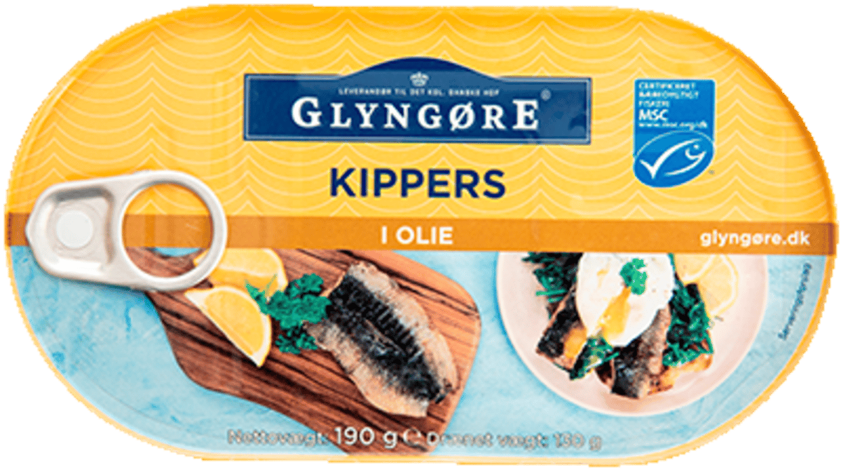 Kippers i Olie Glyngøre MSC 190/130 g