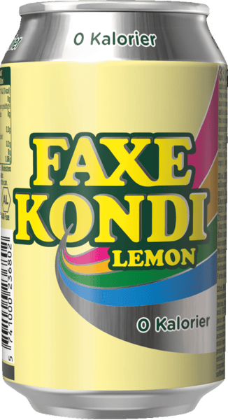 Modelbillede af Faxe Kondi Lemon 0 kalorier 18x0,33l ds