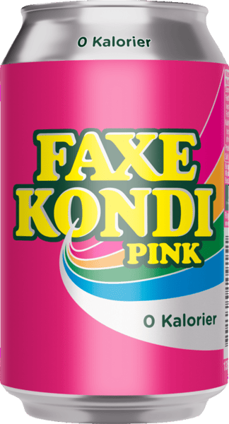 Modelbillede af Faxe Kondi Pink 0 kalorier 18x0,33l ds