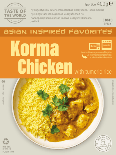 Modellbild av Chicken Korma 400 g