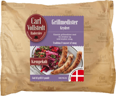 Modelbillede af Grillmedister Carl Vollstedt 10x120 g