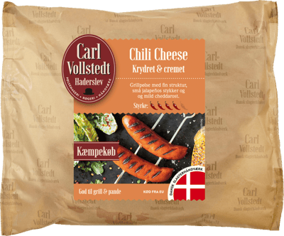 Modelbillede af Chilli Cheese Carl Vollstedt 10x120 g