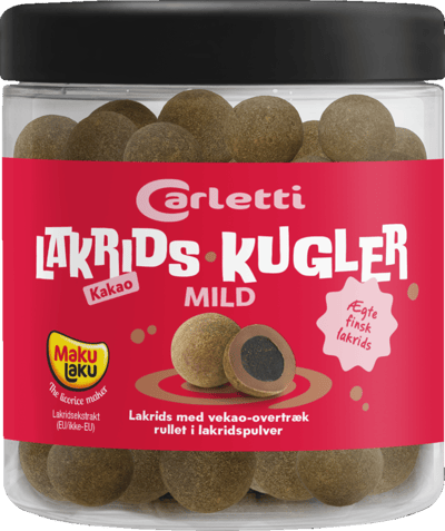 Modelbillede af Lakridskugler Mild Carletti 450g