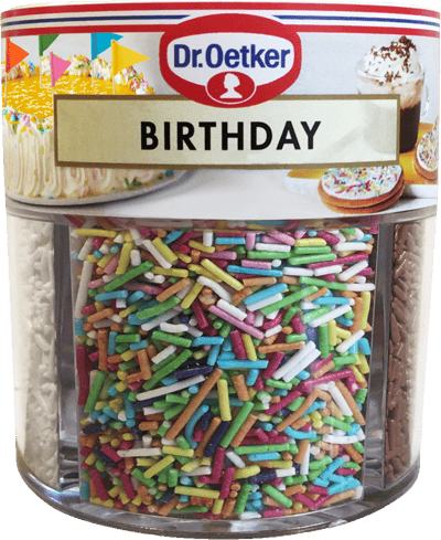 Modelbillede af Dr. Oetker Fødselsdags Krymmel 82 g