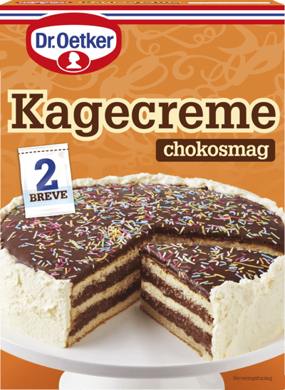 Modelbillede af Dr. Oetker Kagecreme m. Chokosmag 3x85 g