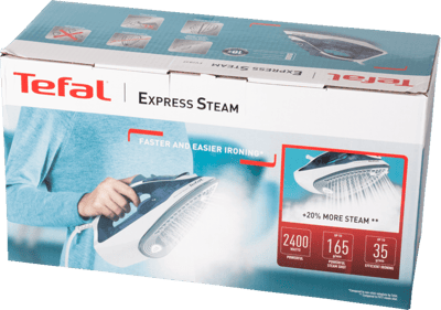 Modelbillede af Tefal Dampstrygejern Blå/Hvid
