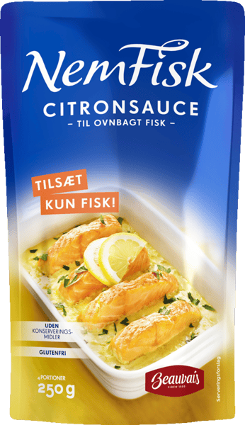 Modelbillede af Beauvais Nemfisk Citronsauce 250 g