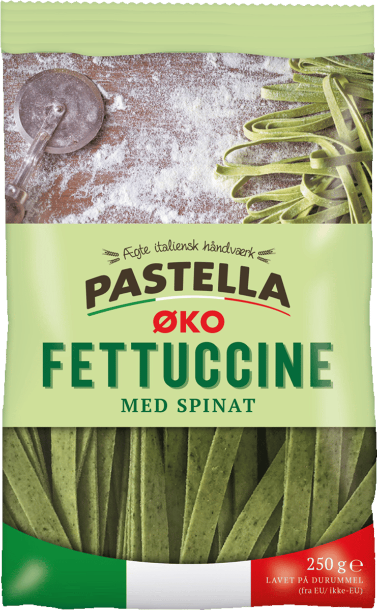 Fettuccine Spinat Pastella ØKO