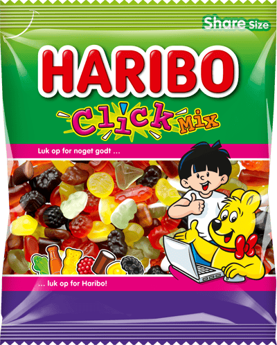 Modelbillede af Haribo Click Mix 325 g