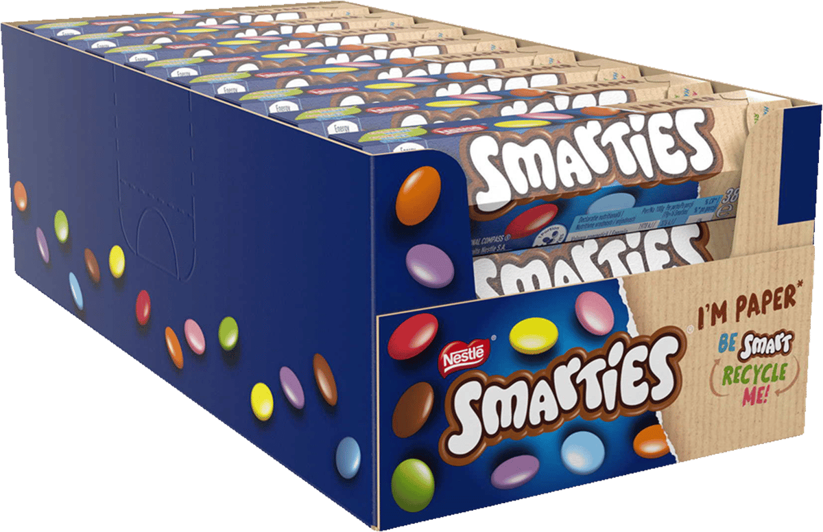 Smarties Hexatube 24x38 g.