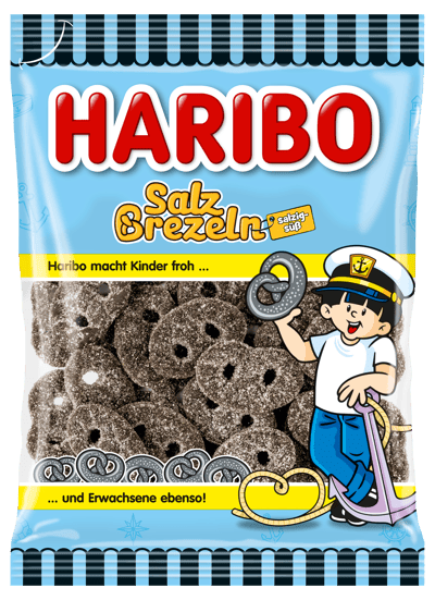 Modelbillede af Haribo Salzbrezeln 175g