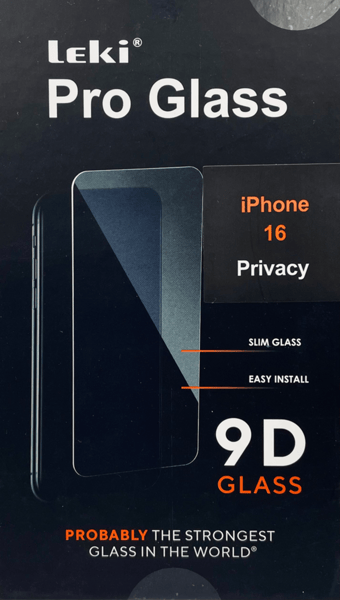 Modelbillede af Pro Privacy Glass iPhone 16