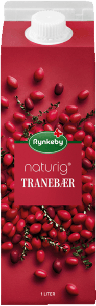 Modelbillede af Rynkeby Naturig Tranebær 1L