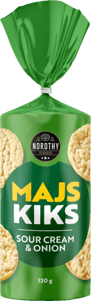 Modellbild av Majskiks Sour Cream & Onion 120 g