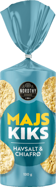 Modelbillede af Majskiks Havsalt & Chiafrø 130 g
