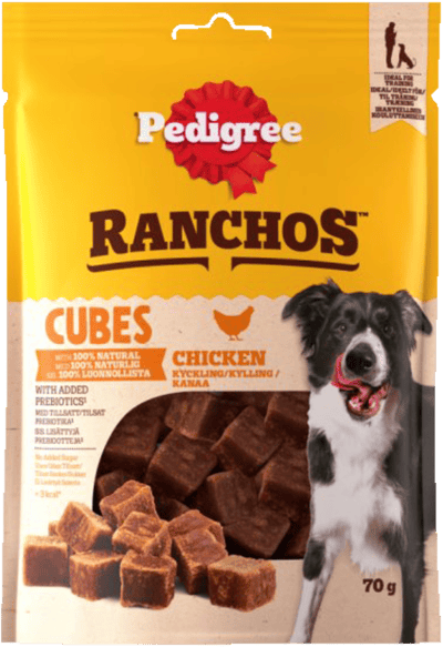 Modelbillede af Ranchos m. Kylling Pedigree 70 g