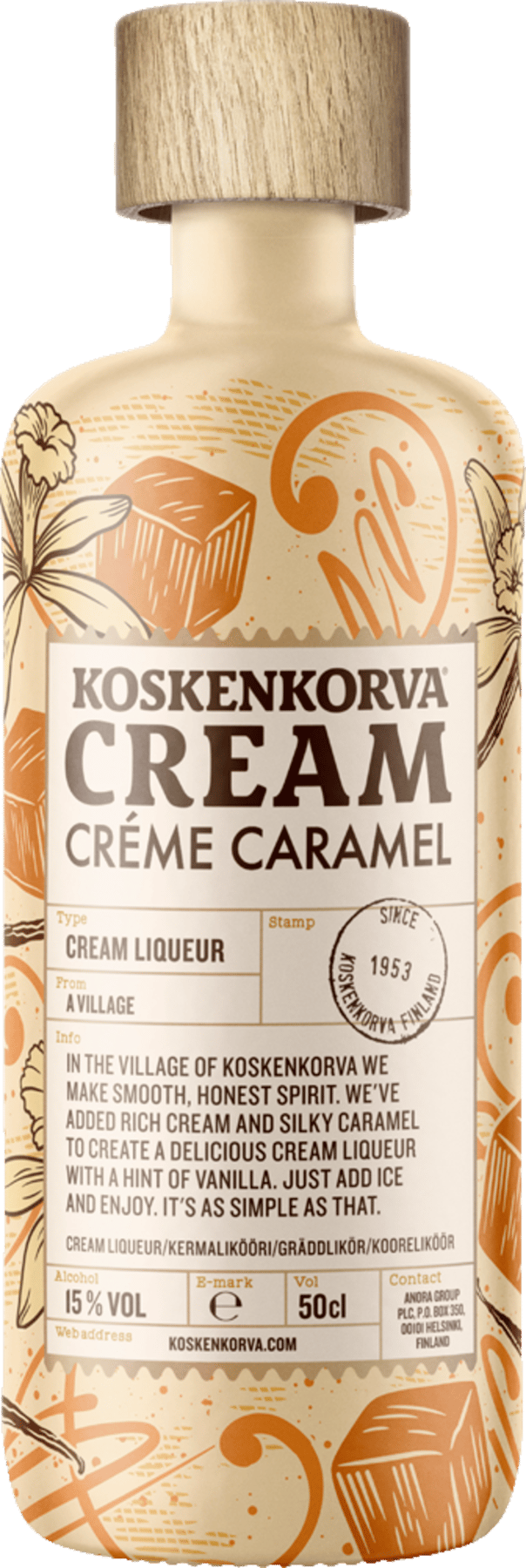 Koskenkorva Creme Caramel 15% 0,5l