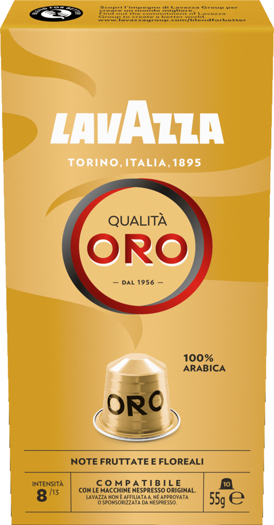 Lavazza Oro kaffekapsler 10 stk.