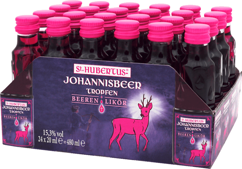 Hubertus Shot Solbær 15,3% 24x20ml