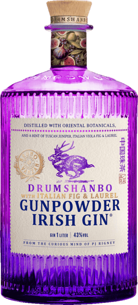 Modellbild av Drumshanbo Gunpowder Gin Fig & Laurel 43% 1l