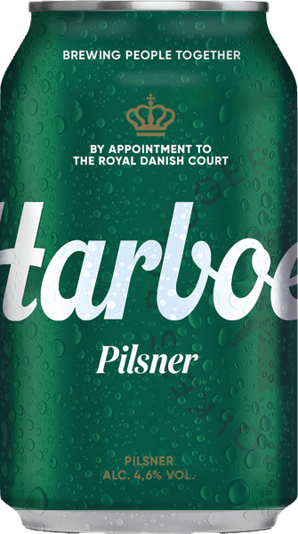 Modelbillede af Harboe Pilsner 4,6% 24x0,33l ds