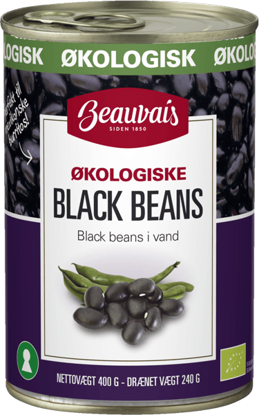 Modelbillede af ØKO Sorte Bønner Beauvais  400/240 g