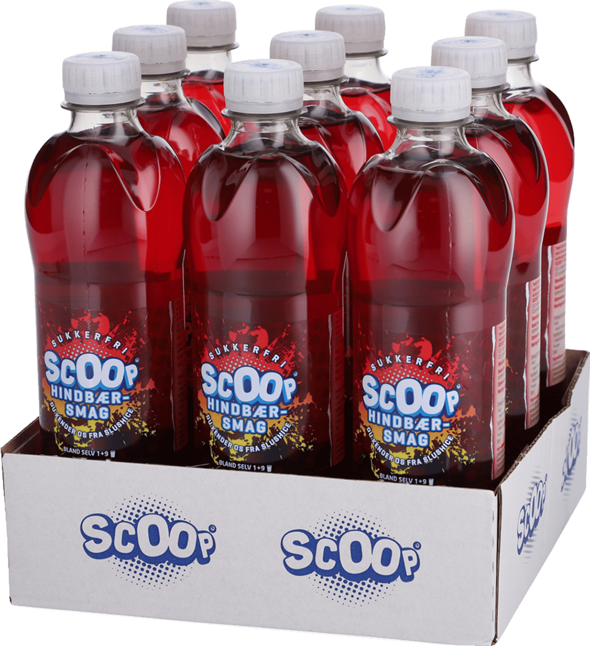Scoop Hindbær 9x0,5l     