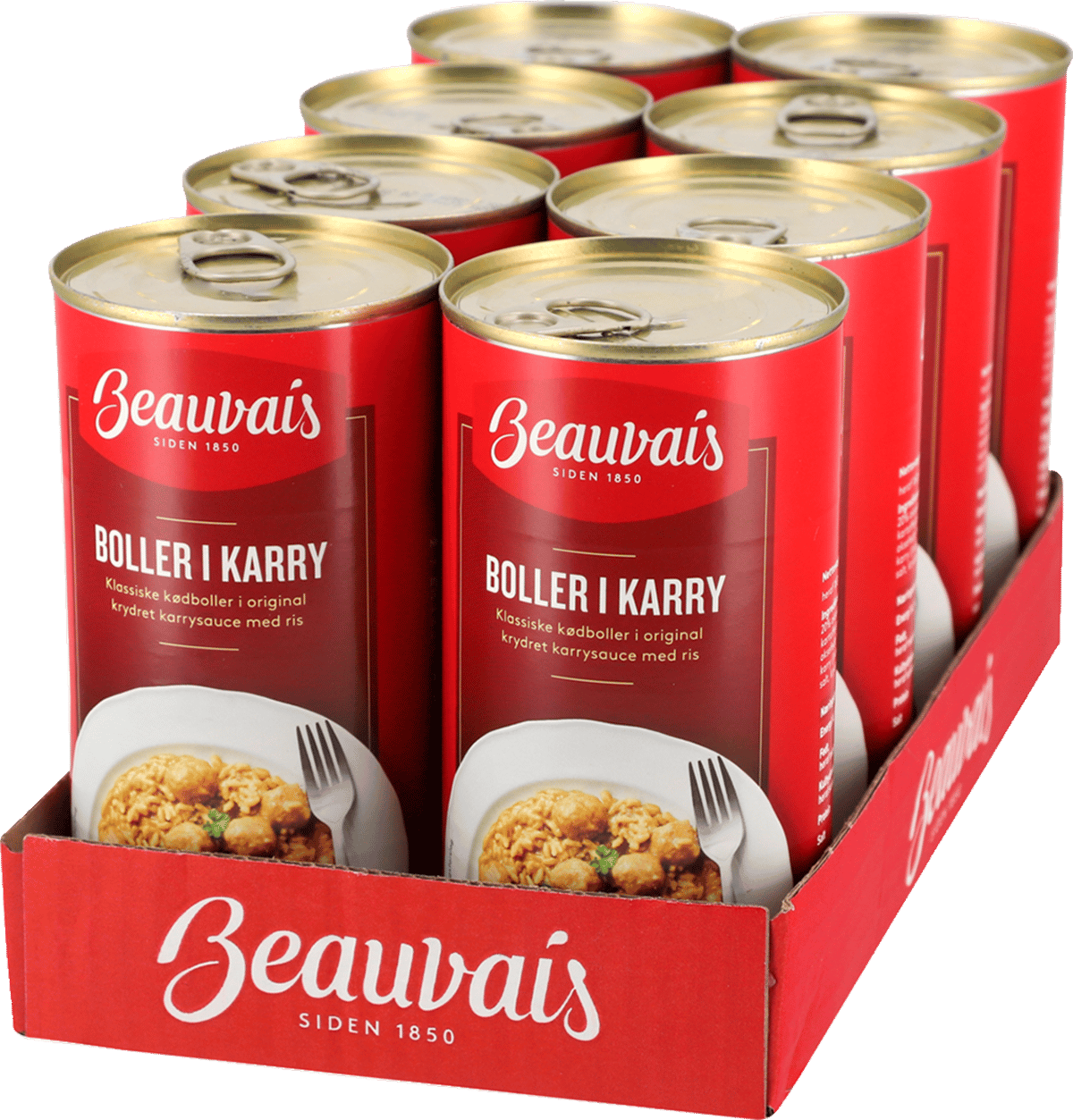 Beauvais Boller i Karry 8x570g